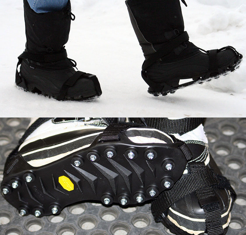 ICER'S XT Ice & Snow Traction Cleats Anti Slip Soles with Straps – Canadian  Great Outdoors